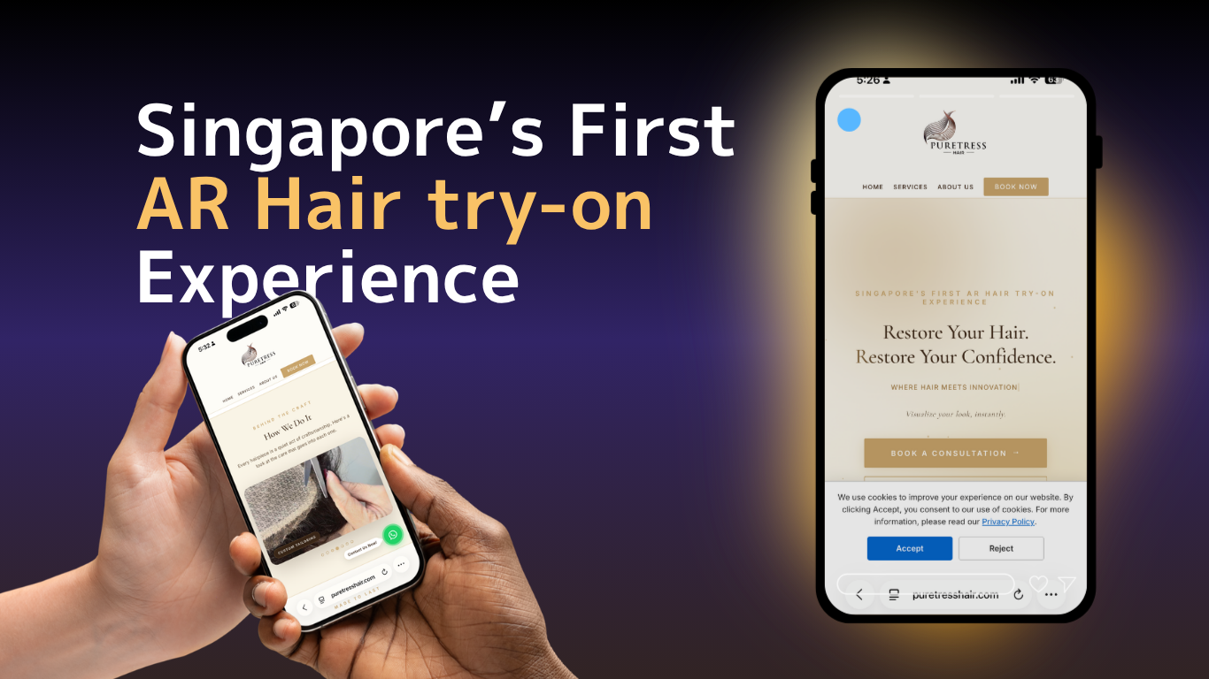 Puretress AR Hair Try-On Technology